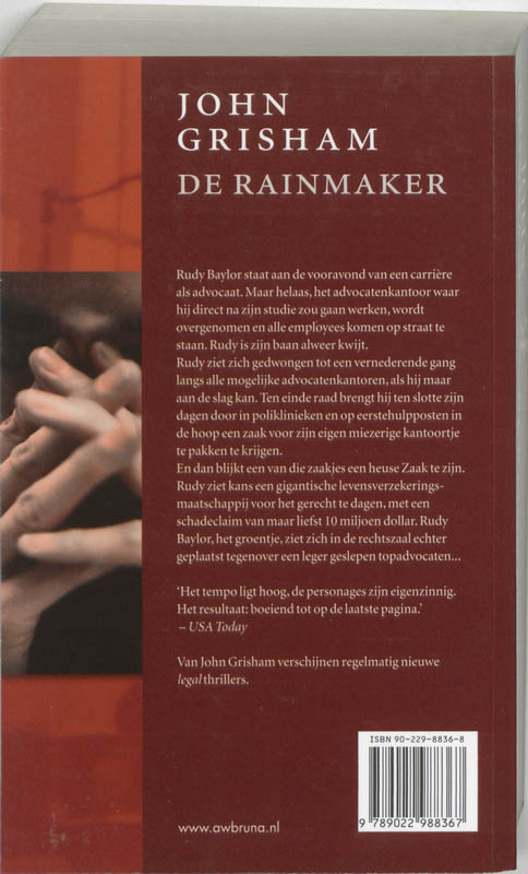 Achterkant van De rainmaker