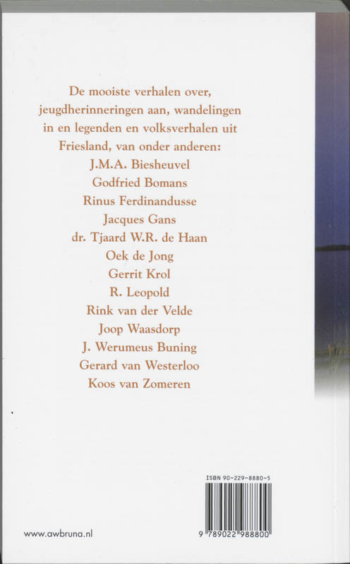 Achterkant van Als een god in Friesland
