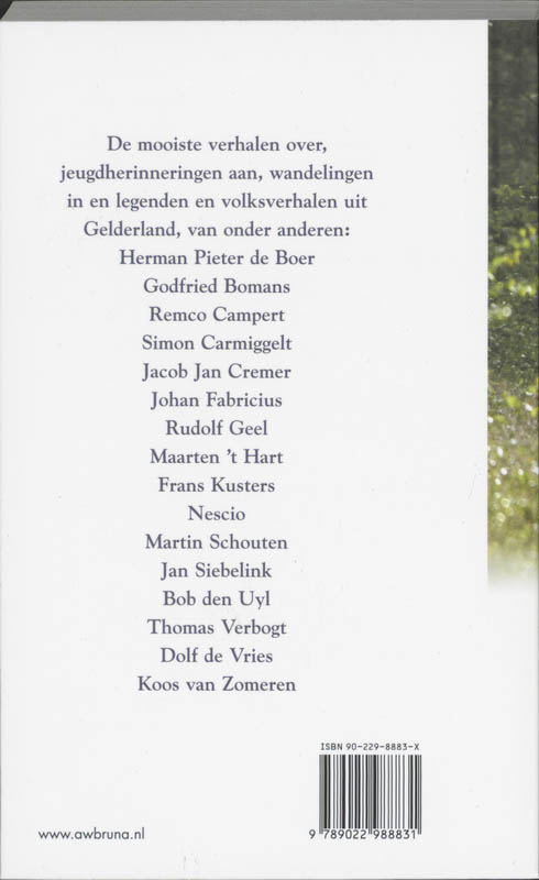 Achterkant van Als een god in Gelderland