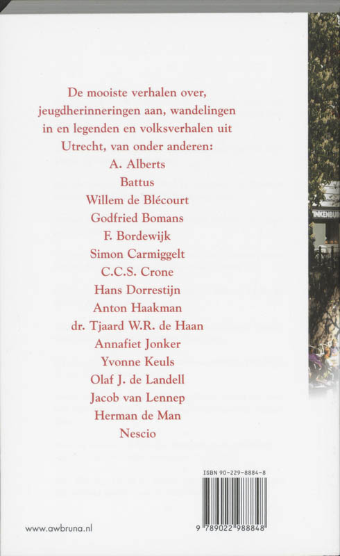 Achterkant van Als een god in Utrecht