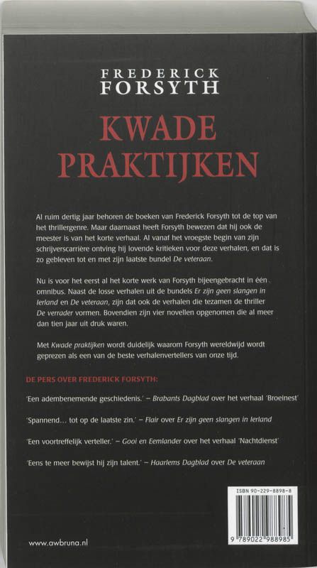 Achterkant van Kwade praktijken