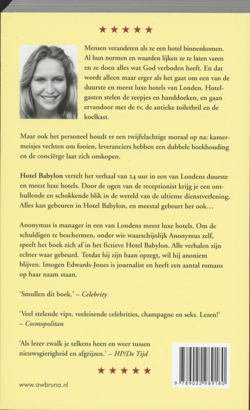 Achterkant van Hotel babylon