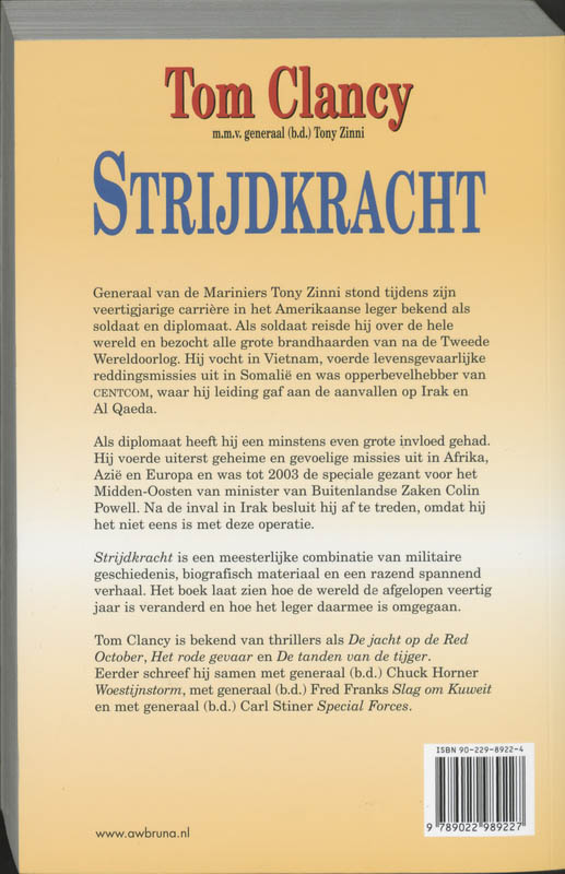 Achterkant van Strijdkracht
