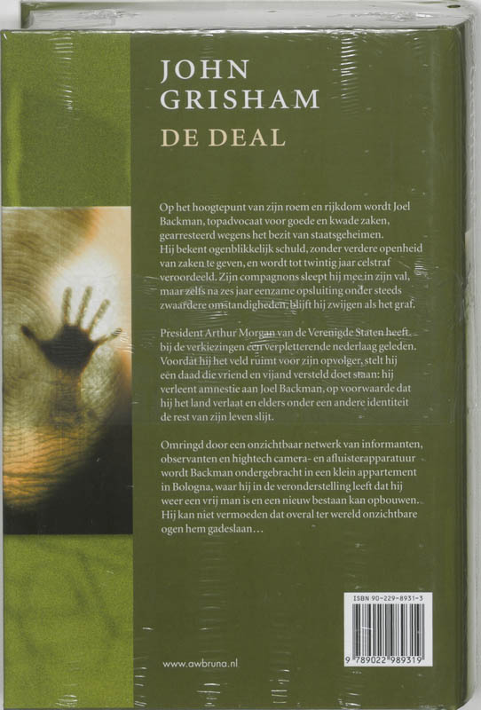 Achterkant van De deal