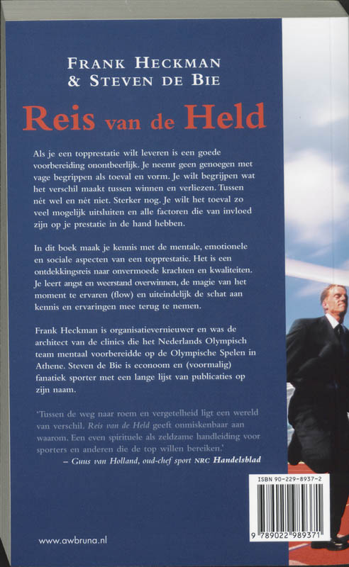 Achterkant van Reis van de held