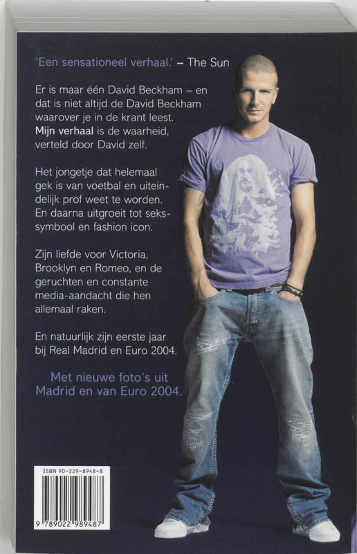 Achterkant van David Beckham, mijn verhaal
