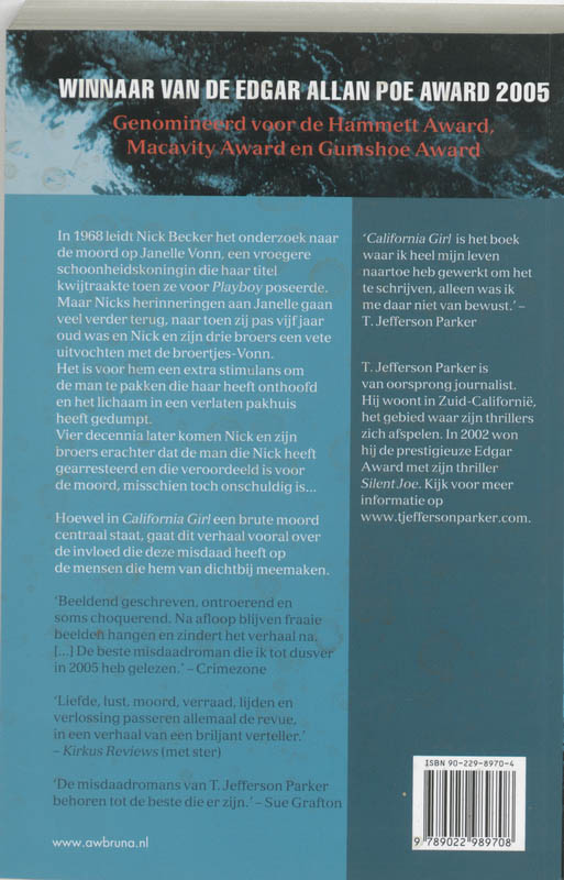 Achterkant van California girl