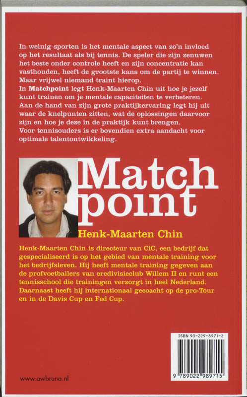 Achterkant van Matchpoint