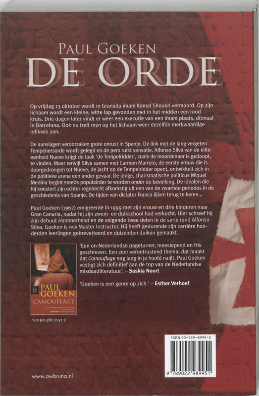 Achterkant van De orde