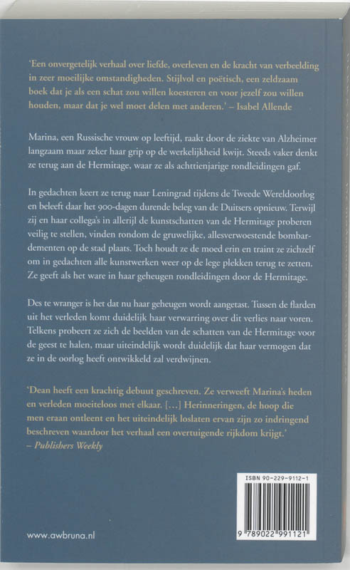 Achterkant van De madonna's van Leningrad