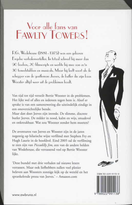 Achterkant van De Jeeves-omnibus