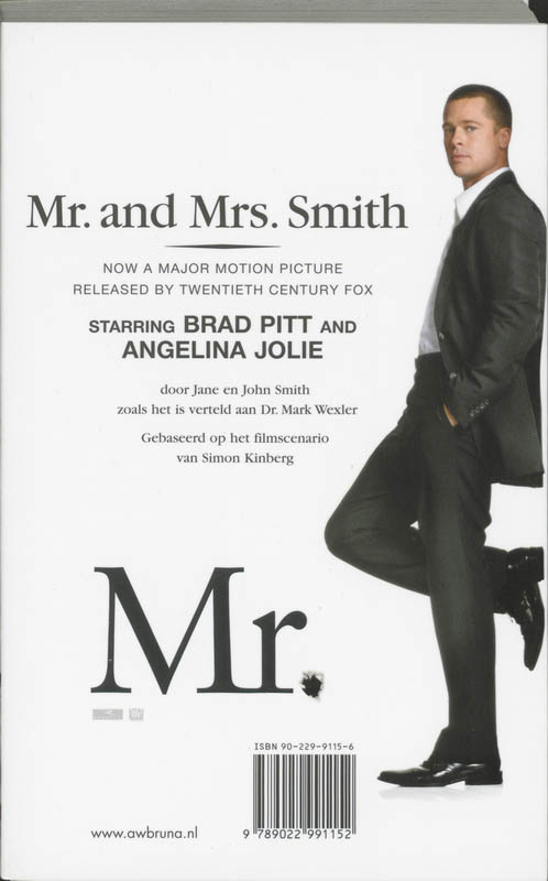 Achterkant van Mr. & Mrs. Smith
