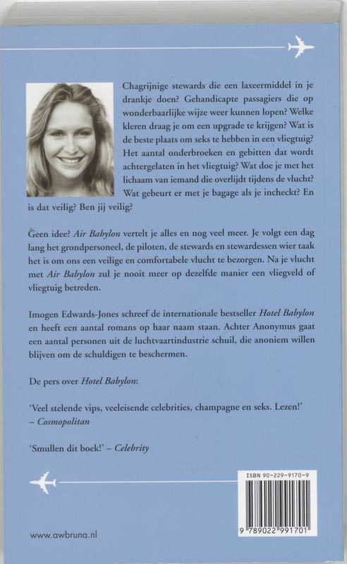 Achterkant van Air Babylon