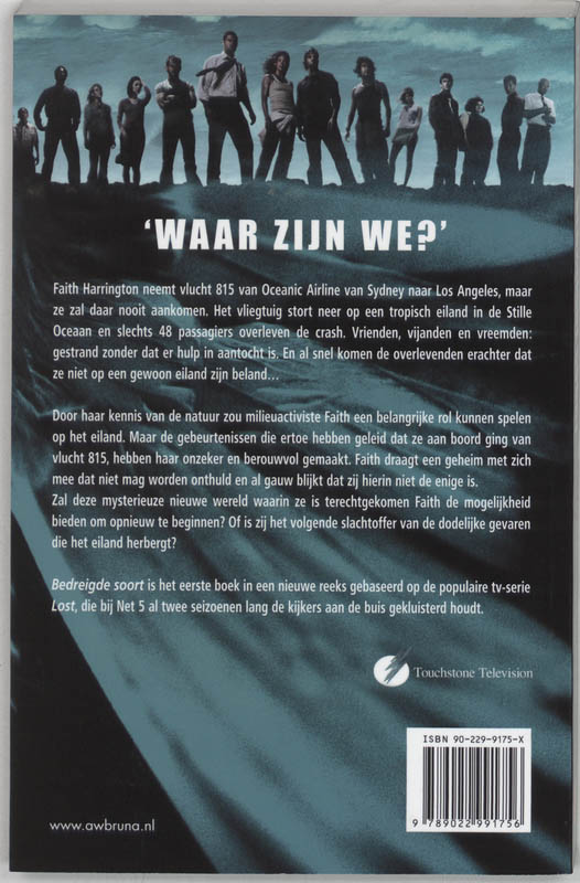 Achterkant van Bedreigde soort