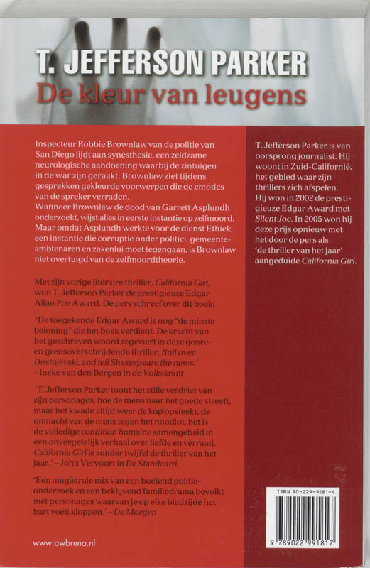 Achterkant van De kleur van leugens