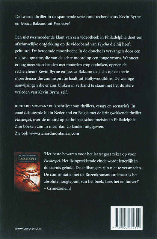Achterkant van Moordscene