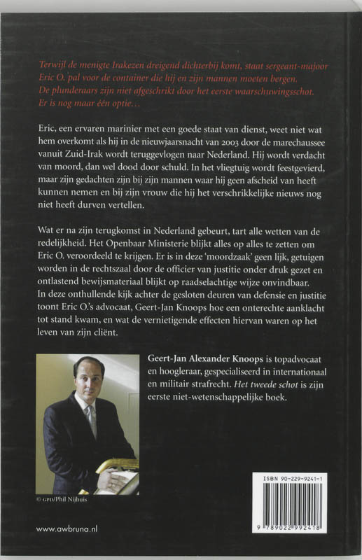 Achterkant van Het tweede schot