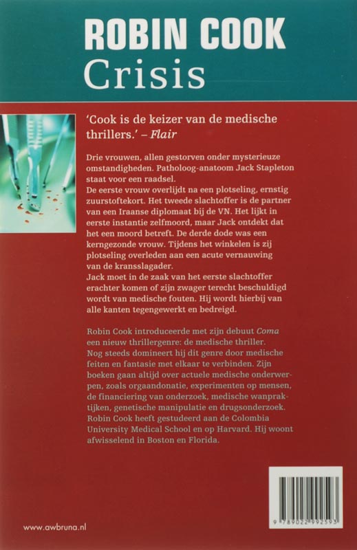 Achterkant van Crisis