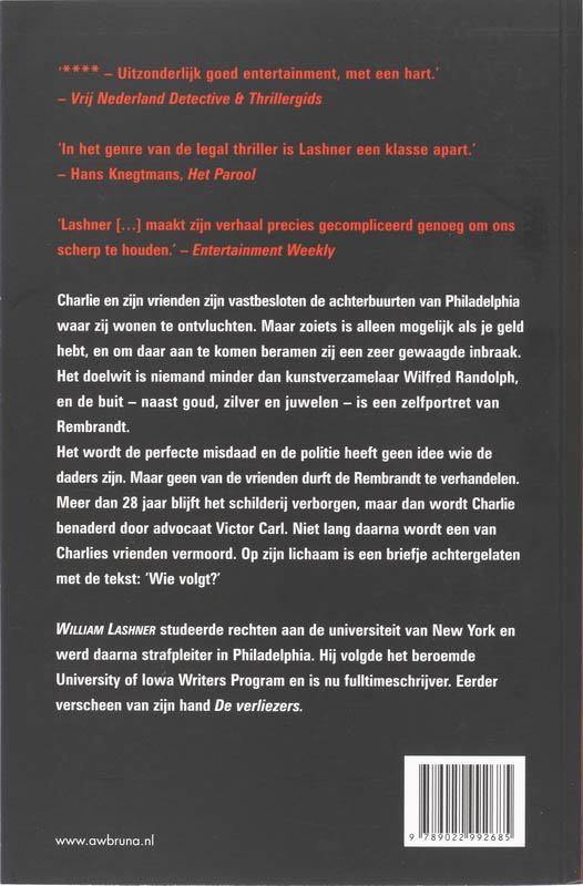 Achterkant van Wie volgt?