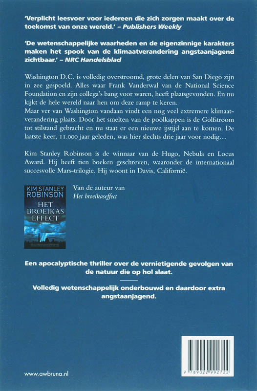 Achterkant van De nieuwe ijstijd