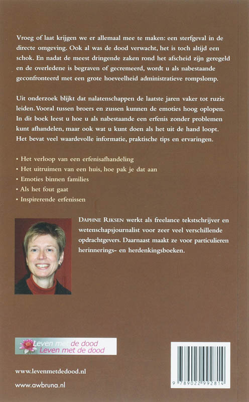 Achterkant van Hoe overleef ik de erfenis