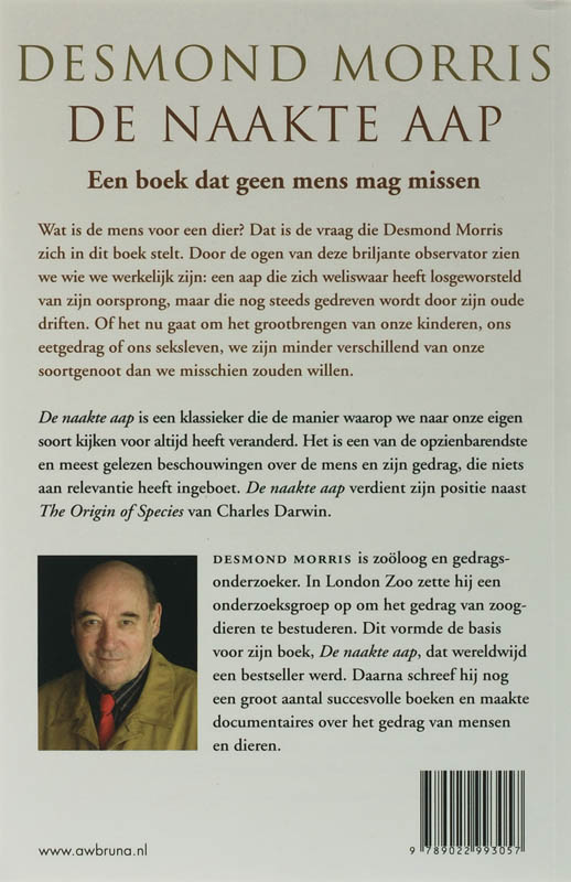 Achterkant van De naakte aap