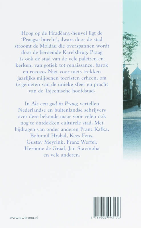 Achterkant van Als een god in Praag