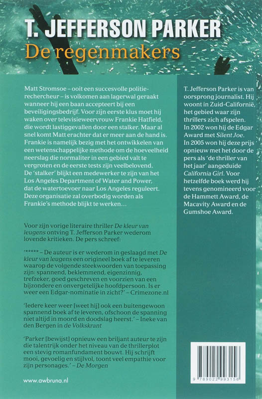 Achterkant van De regenmakers