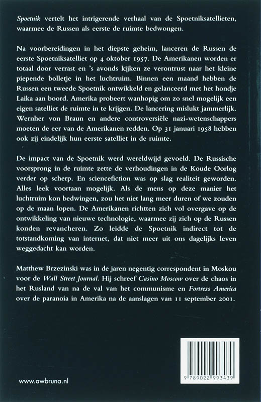 Achterkant van Spoetnik