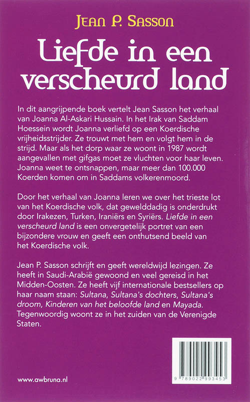 Achterkant van Liefde in een verscheurd land