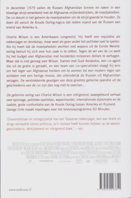 Achterkant van De geheime oorlog van Charlie Wilson