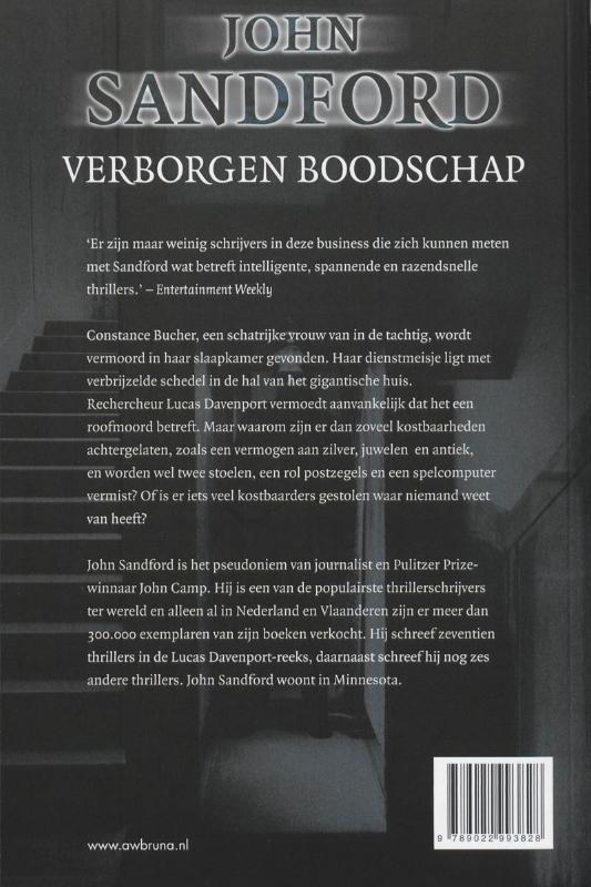 Achterkant van Verborgen boodschap