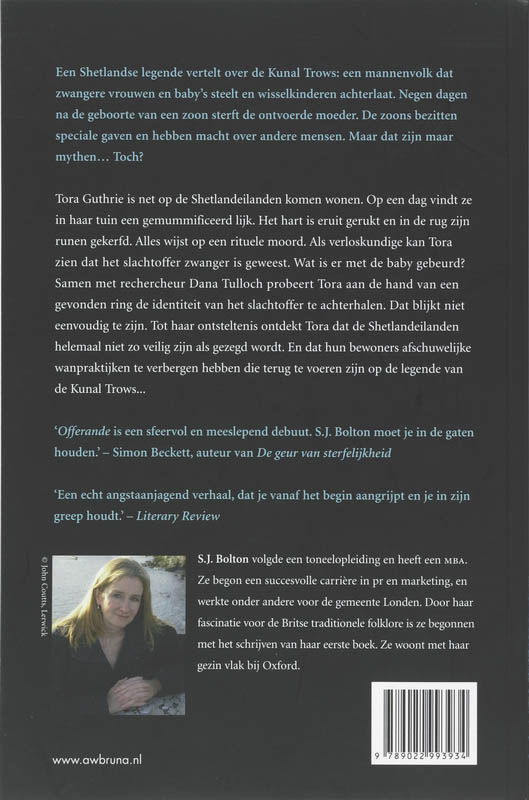 Achterkant van Offerande