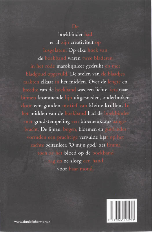 Achterkant van Het tulpenvirus