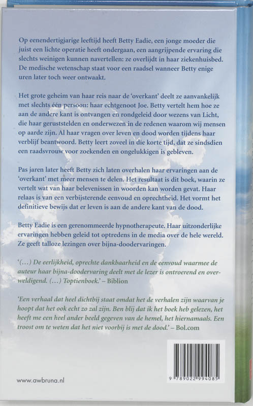 Achterkant van Geleid door het licht