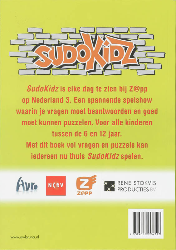 Achterkant van SudoKidz