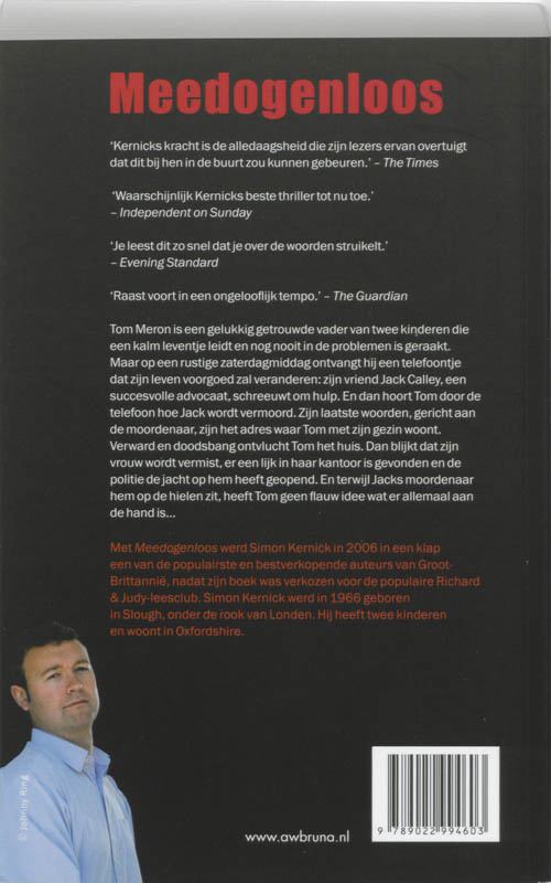 Achterkant van Meedogenloos