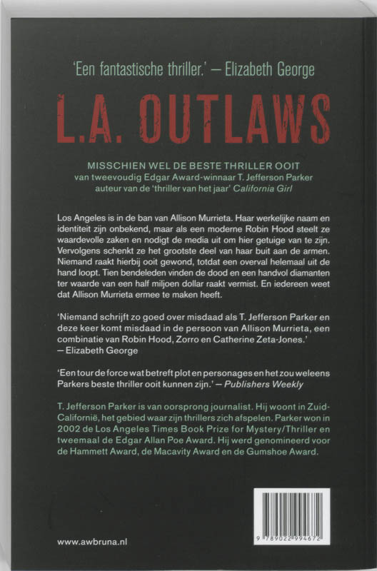 Achterkant van L.A. Outlaws