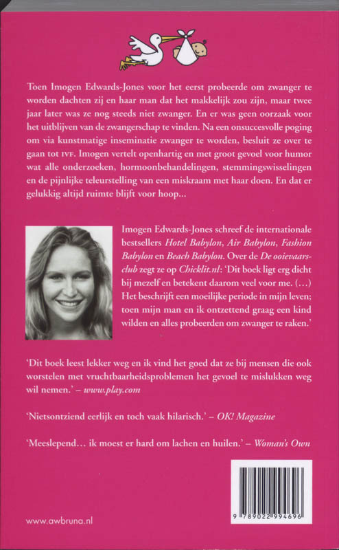 Achterkant van De ooievaarsclub