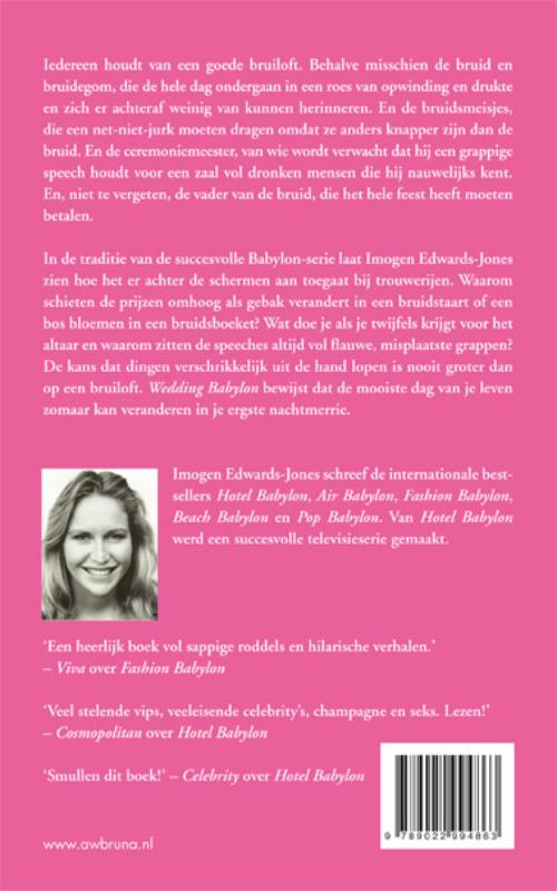 Achterkant van Wedding Babylon