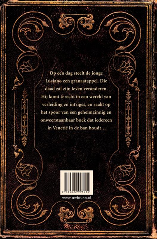 Achterkant van De alchemist van Venetië