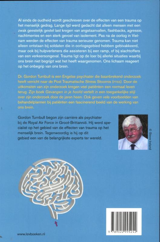 Achterkant van Gevangen in je hoofd