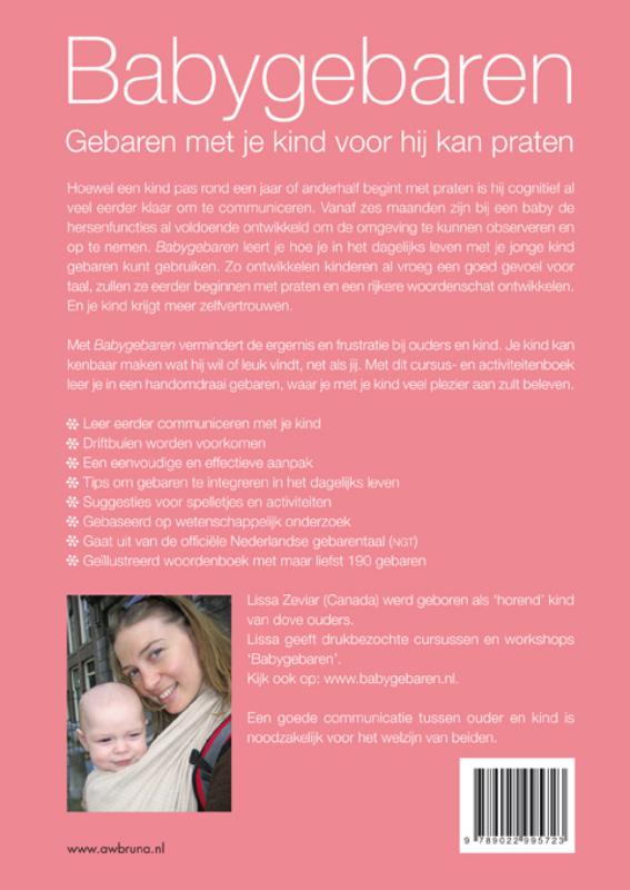 Achterkant van Babygebaren