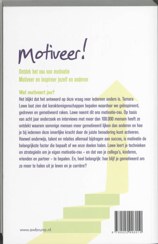 Achterkant van Motiveer!