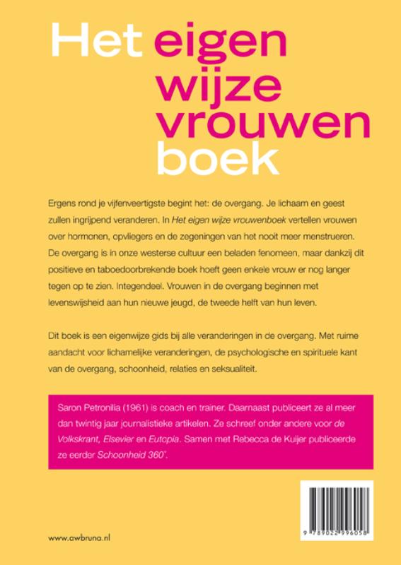 Achterkant van Het eigen wijze vrouwenboek