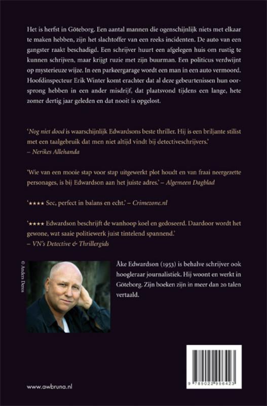 Achterkant van Nog niet dood