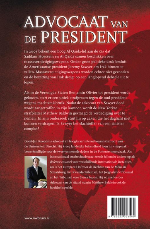 Achterkant van Advocaat van de president