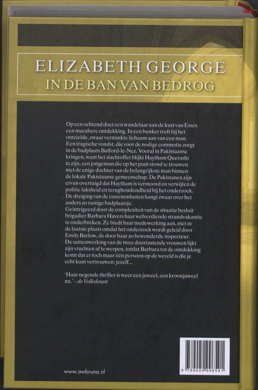 Achterkant van In de ban van bedrog