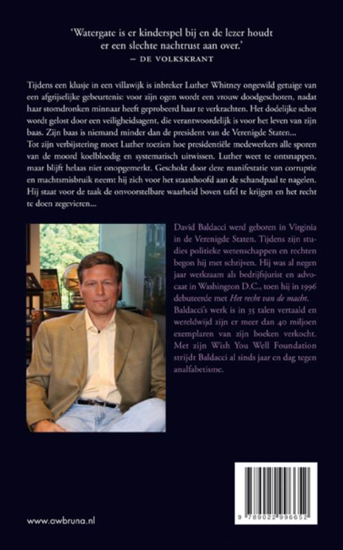 Achterkant van Het recht van de macht