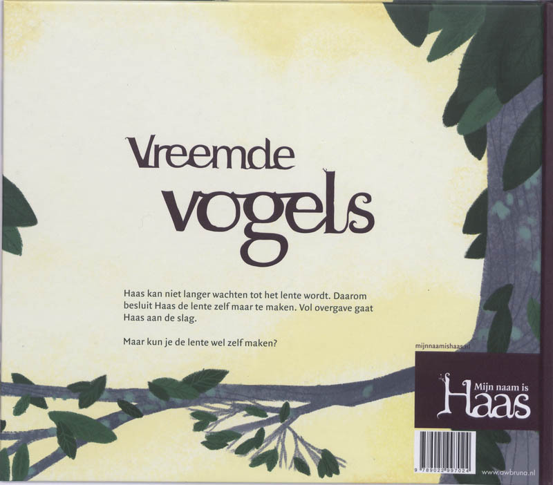 Achterkant van Vreemde vogels
